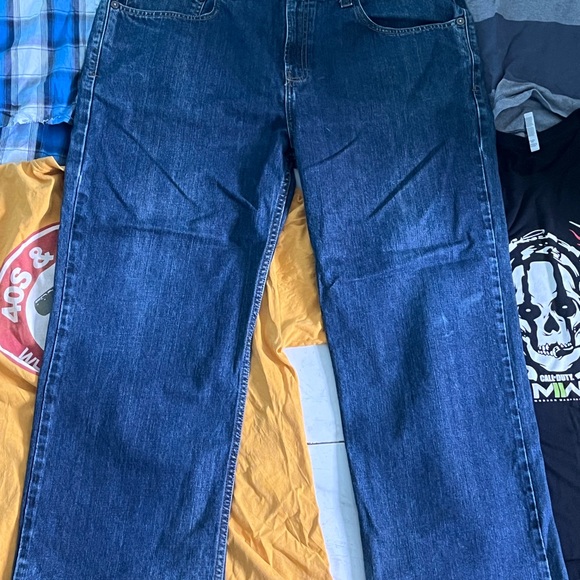 RSQ baggy  Fit Blue Denim Jeans vintage - Picture 3 of 6